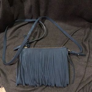 Old Navy Dark Turquoise fringe purse, BRAND NEW